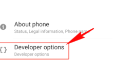 অ্যান্ড্রয়েড ডেভেলপার অপশন কি