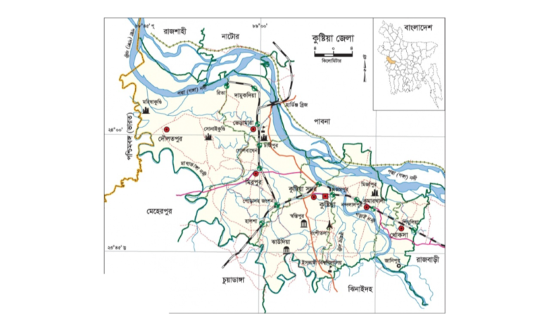 কুষ্টিয়া জেলার উপজেলা কয়টি