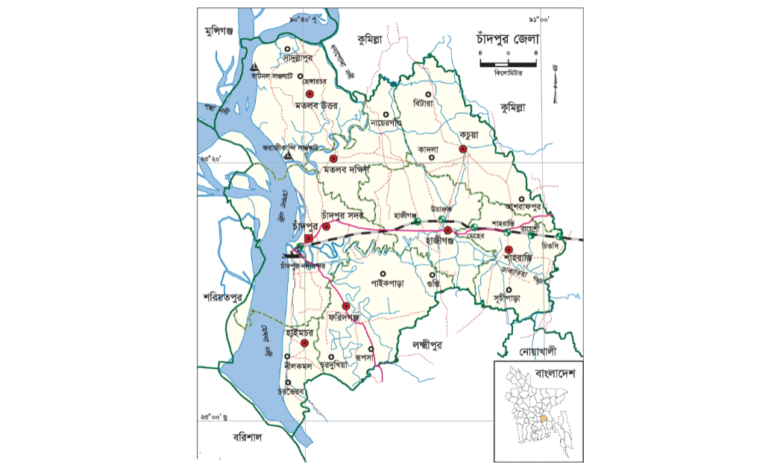 চাঁদপুর জেলার উপজেলা কয়টি