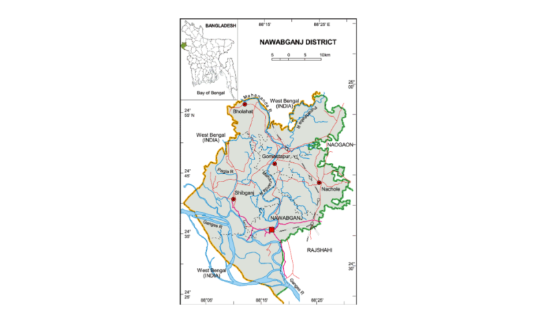 চাঁপাইনবাবগঞ্জ জেলার থানা সমূহ