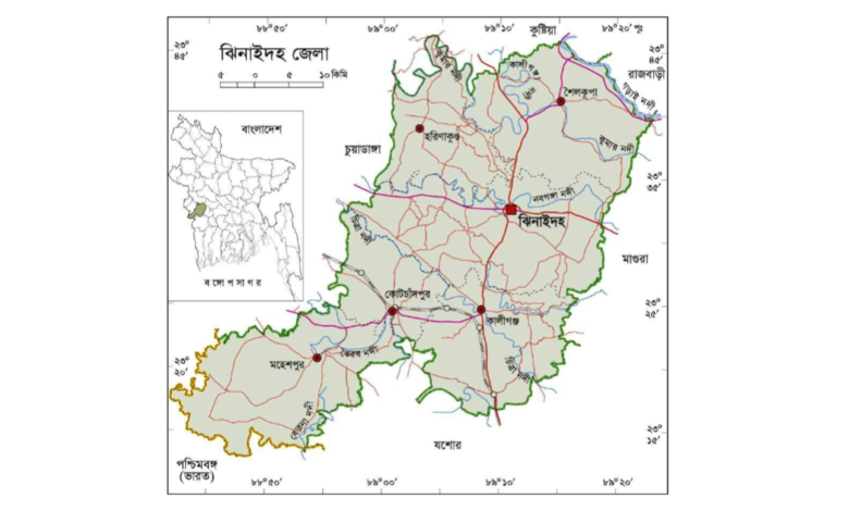 ঝিনাইদহ জেলার থানা সমূহ