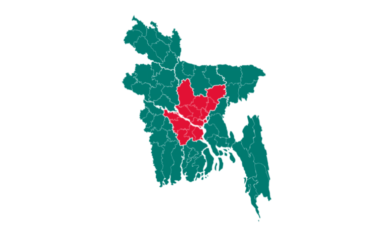 ঢাকা বিভাগে কয়টি জেলা ও কি কি