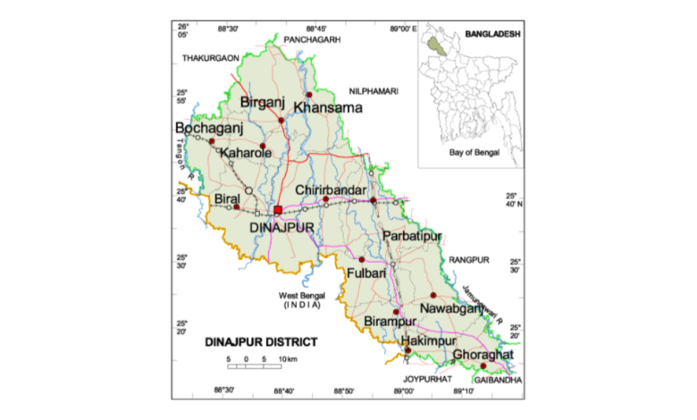 দিনাজপুর জেলার থানা সমূহ