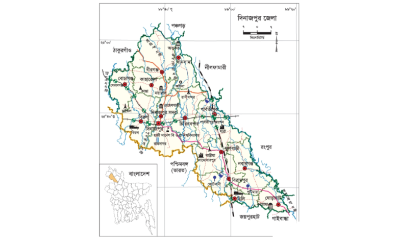 দিনাজপুর জেলার উপজেলা কয়টি