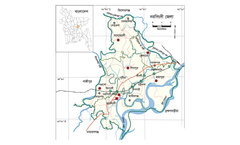 নরসিংদী জেলার উপজেলা কয়টি