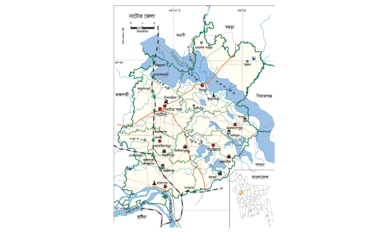 নাটোর জেলার উপজেলা কয়টি