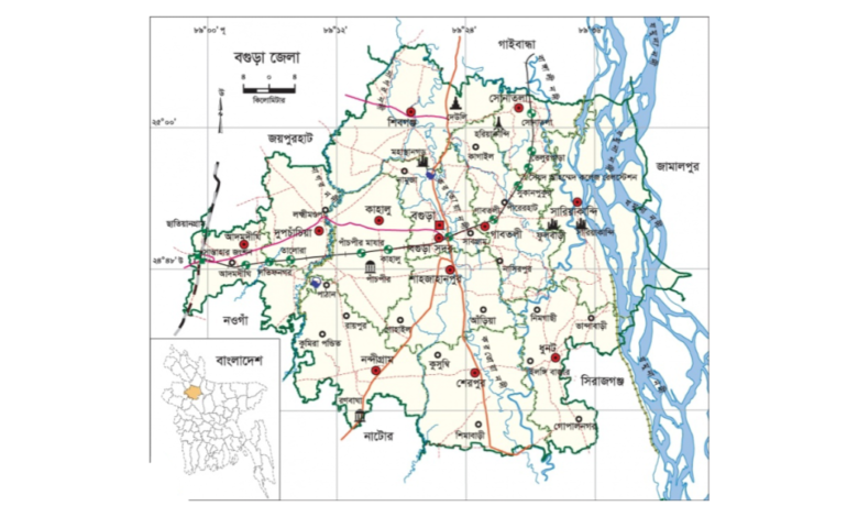 বগুড়া জেলার উপজেলা কয়টি