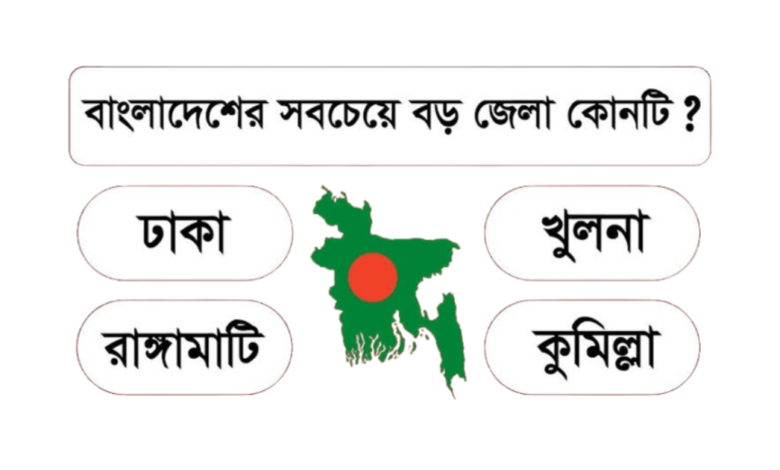 বাংলাদেশের সবচেয়ে বড় জেলা কোনটি