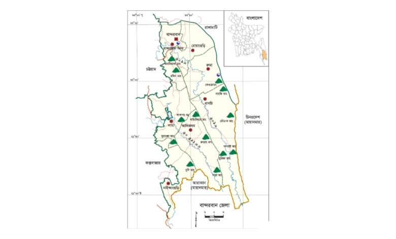 বান্দরবান জেলার উপজেলা কয়টি