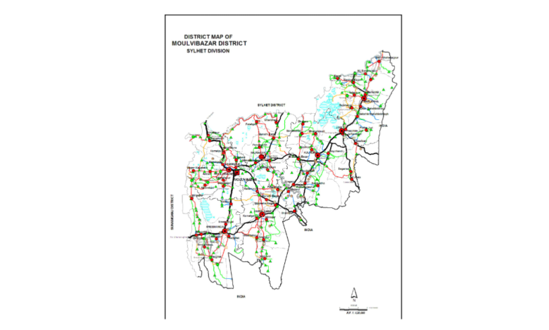 মৌলভীবাজার জেলার থানা সমূহ