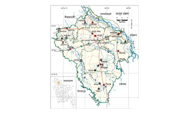 রংপুর জেলার উপজেলা কয়টি