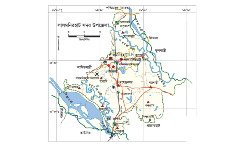লালমনিরহাট জেলার উপজেলা কয়টি