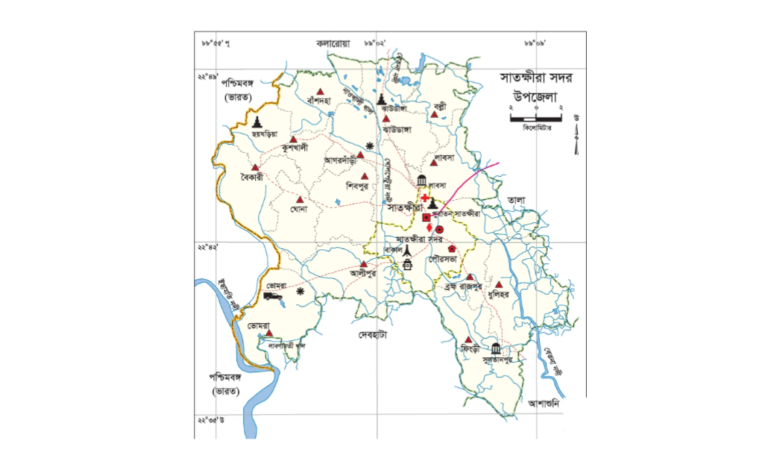 সাতক্ষীরা জেলার উপজেলা কয়টি