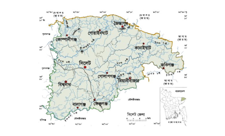 সিলেট জেলার থানা সমূহ