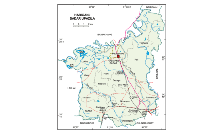 হবিগঞ্জ জেলার থানা সমূহ