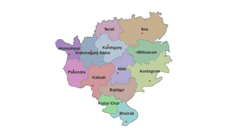 কিশোরগঞ্জ জেলার থানা সমূহ