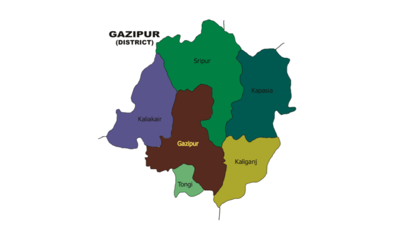 গাজিপুর জেলার পৌরসভা কয়টি ও কি কি