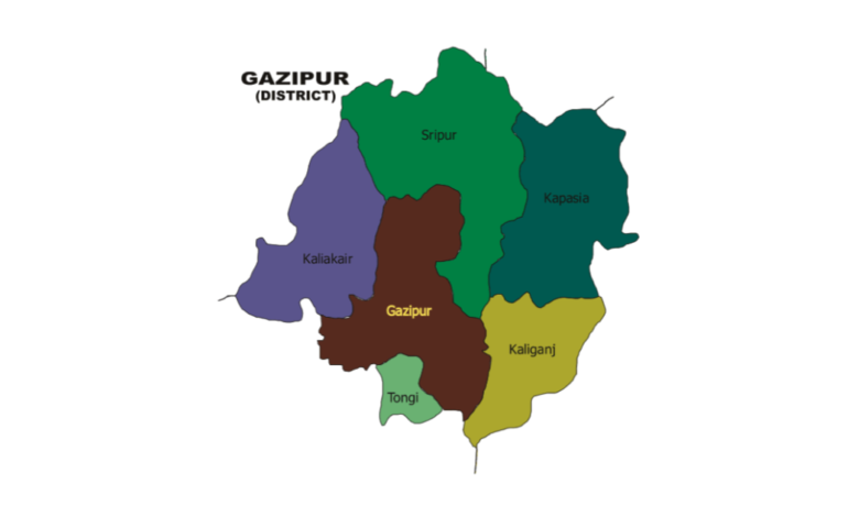 গাজীপুর জেলার থানা সমূহ