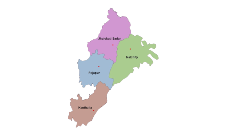 ঝালকাঠি জেলার পৌরসভা কয়টি ও কি কি