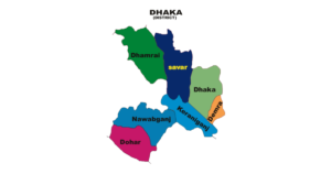 ঢাকা জেলার পৌরসভা কয়টি ও কি কি