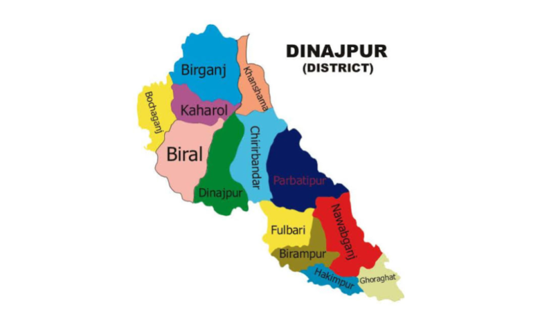 দিনাজপুর জেলার পৌরসভা কয়টি ও কি কি