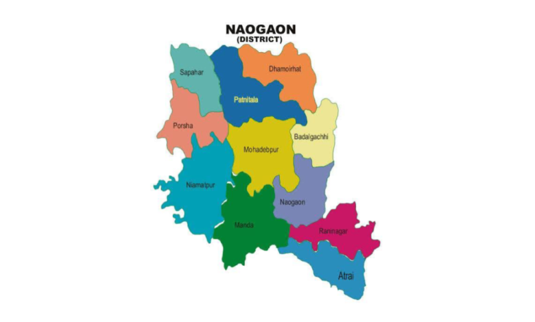 নওগাঁ জেলার পৌরসভা কয়টি ও কি কি