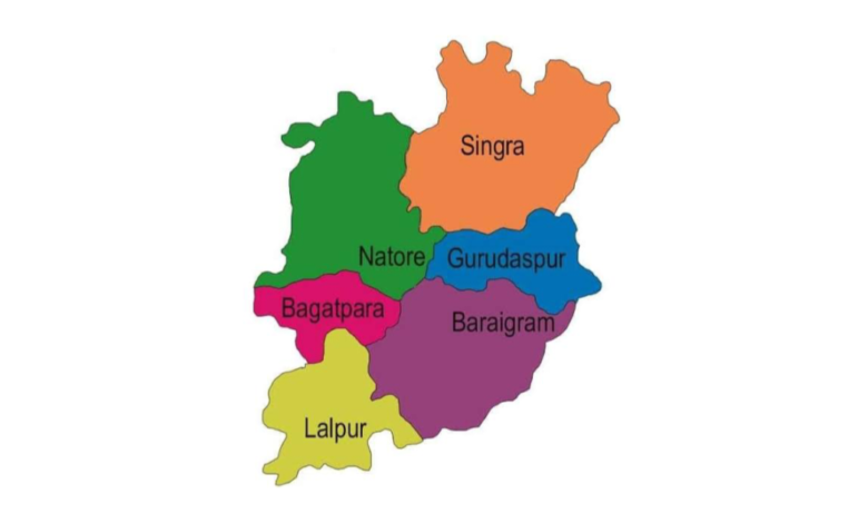 নাটোর জেলার পৌরসভা কয়টি ও কি কি