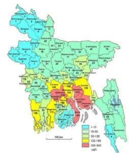 বাংলাদেশের ৬৪ জেলার মানচিত্র