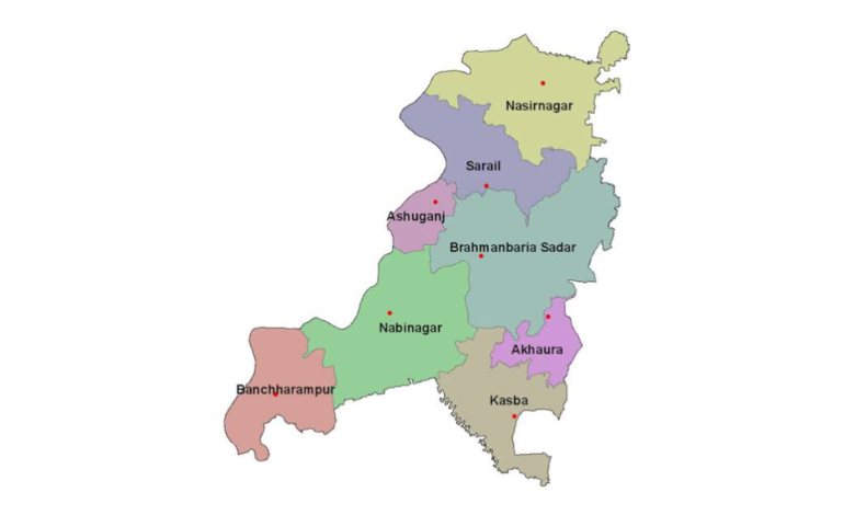 ব্রাহ্মণবাড়িয়া জেলার থানা সমূহ