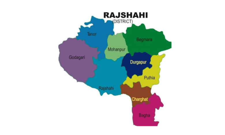 রাজশাহী জেলার পৌরসভা কয়টি ও কি কি