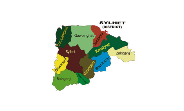 সিলেট জেলার পৌরসভা কয়টি ও কি কি