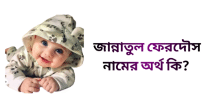 জান্নাতুল ফেরদৌস নামের ইসলামিক অর্থ কি | জান্নাতুল ফেরদৌস নামের মেয়েরা কেমন হয়